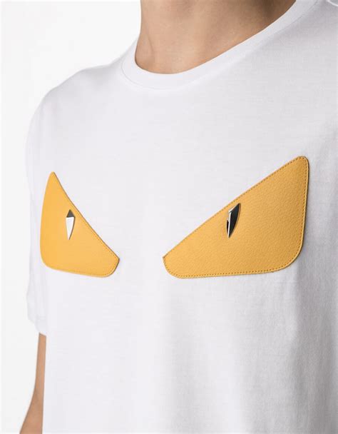 fendi yellow eyes shirt|fendi peekaboo t shirt.